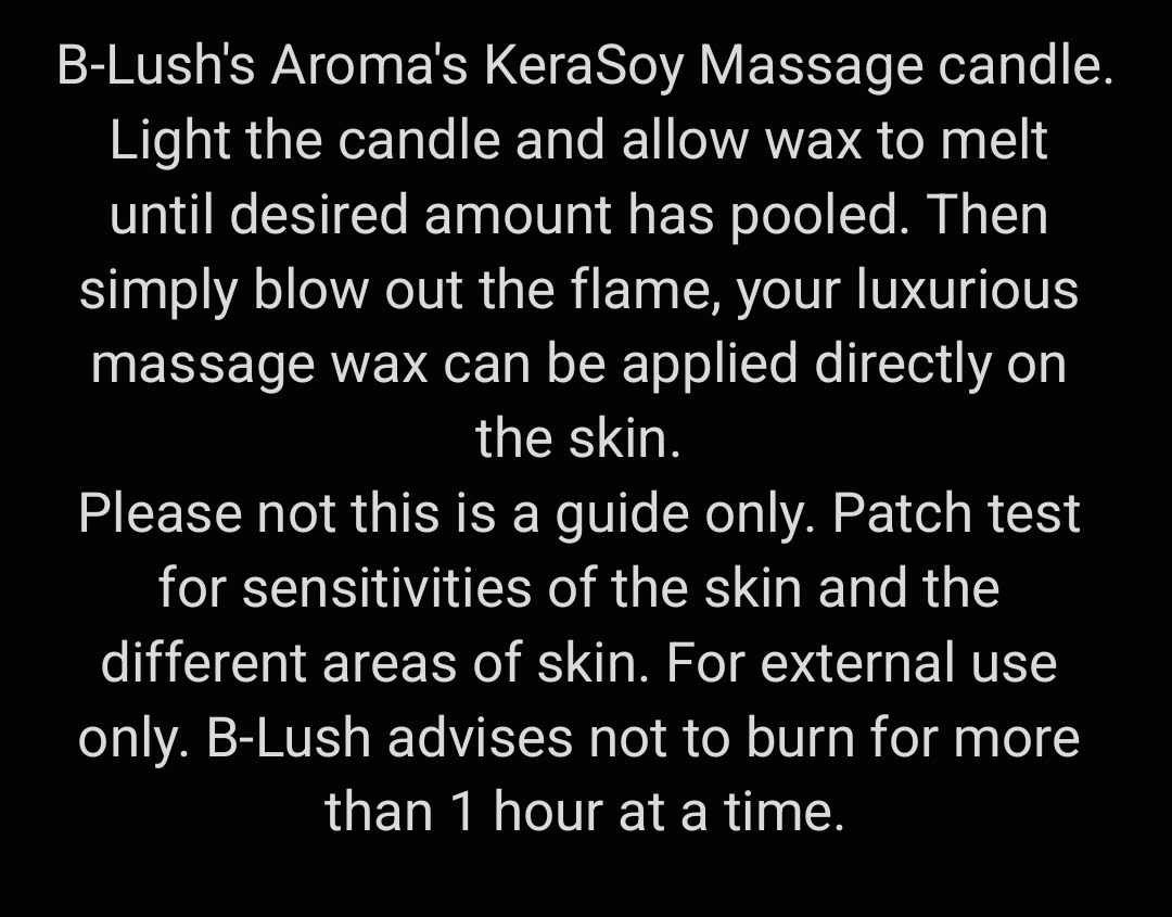 Caramel & whiskey Massage candle- Size large