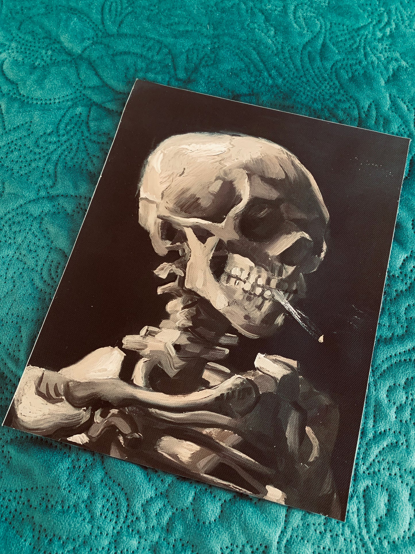 Skeleton canvas print