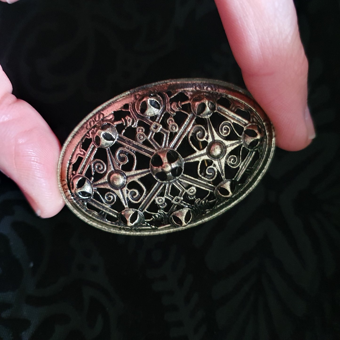 Brass Medieval Openwork Brooch