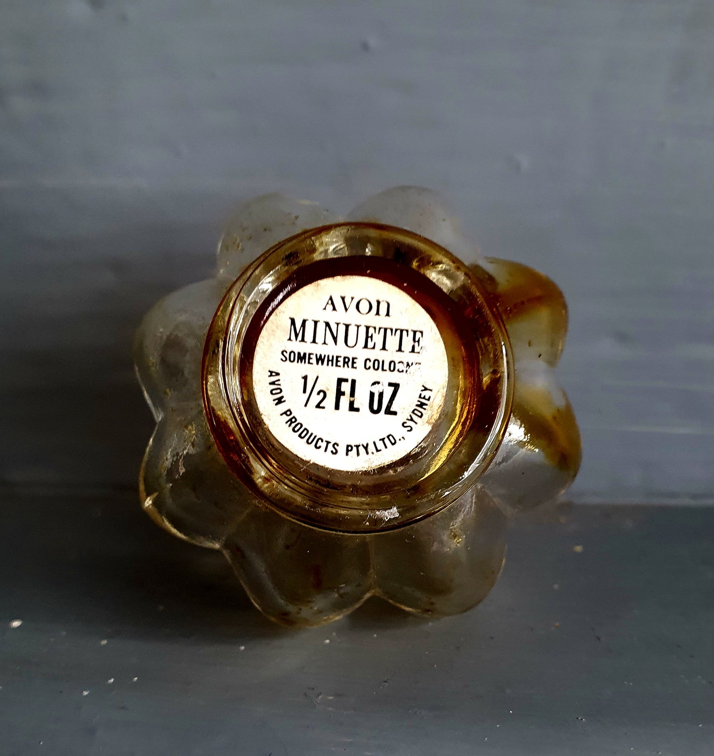 Vintage Avon Perfume Bottle Pair – Minuette “Somewhere” Cologne & Bubble Tower | 70s–80s