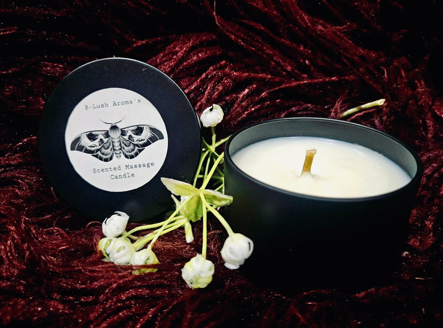 Caramel & Whiskey Massage candle- Size small