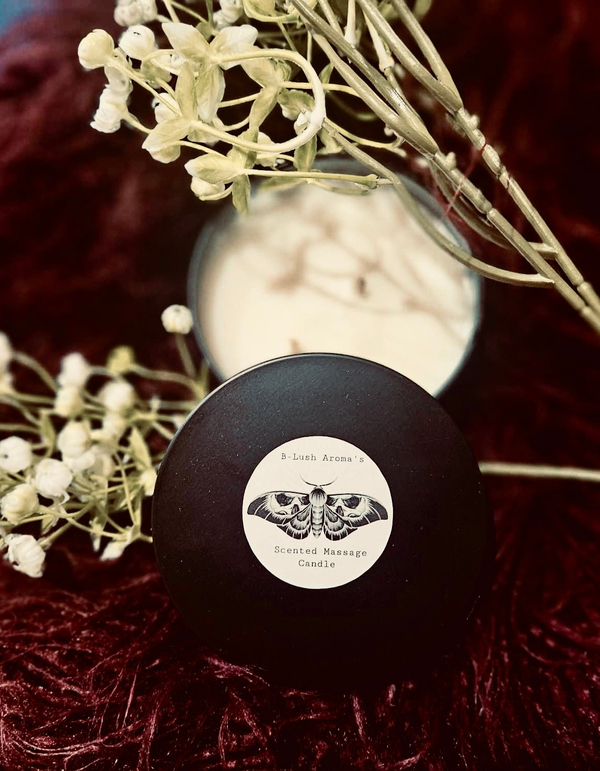 Red Velvet Massage candle- Size large