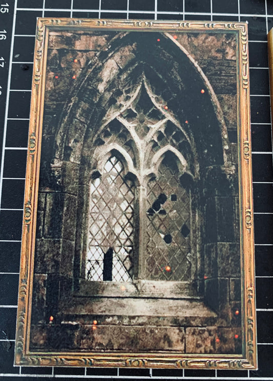 Miniature‘painting’ - Gothic window