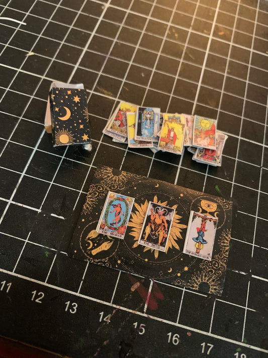 Mini tarot card se