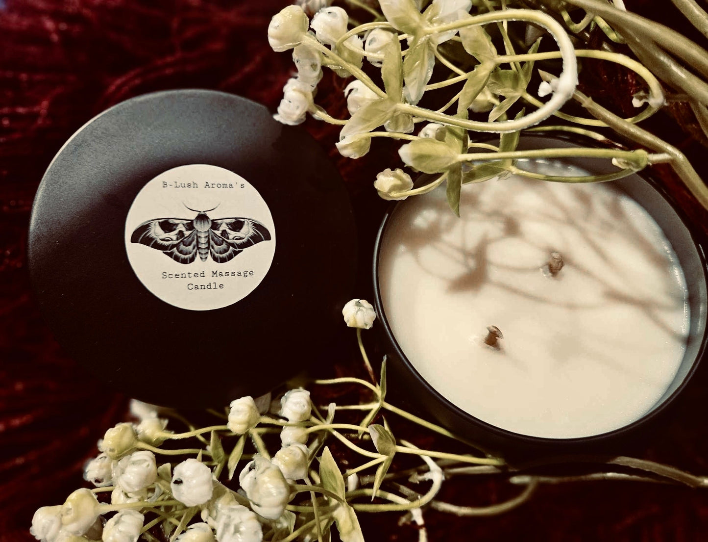 Vanilla Berry Massage candle- Size large