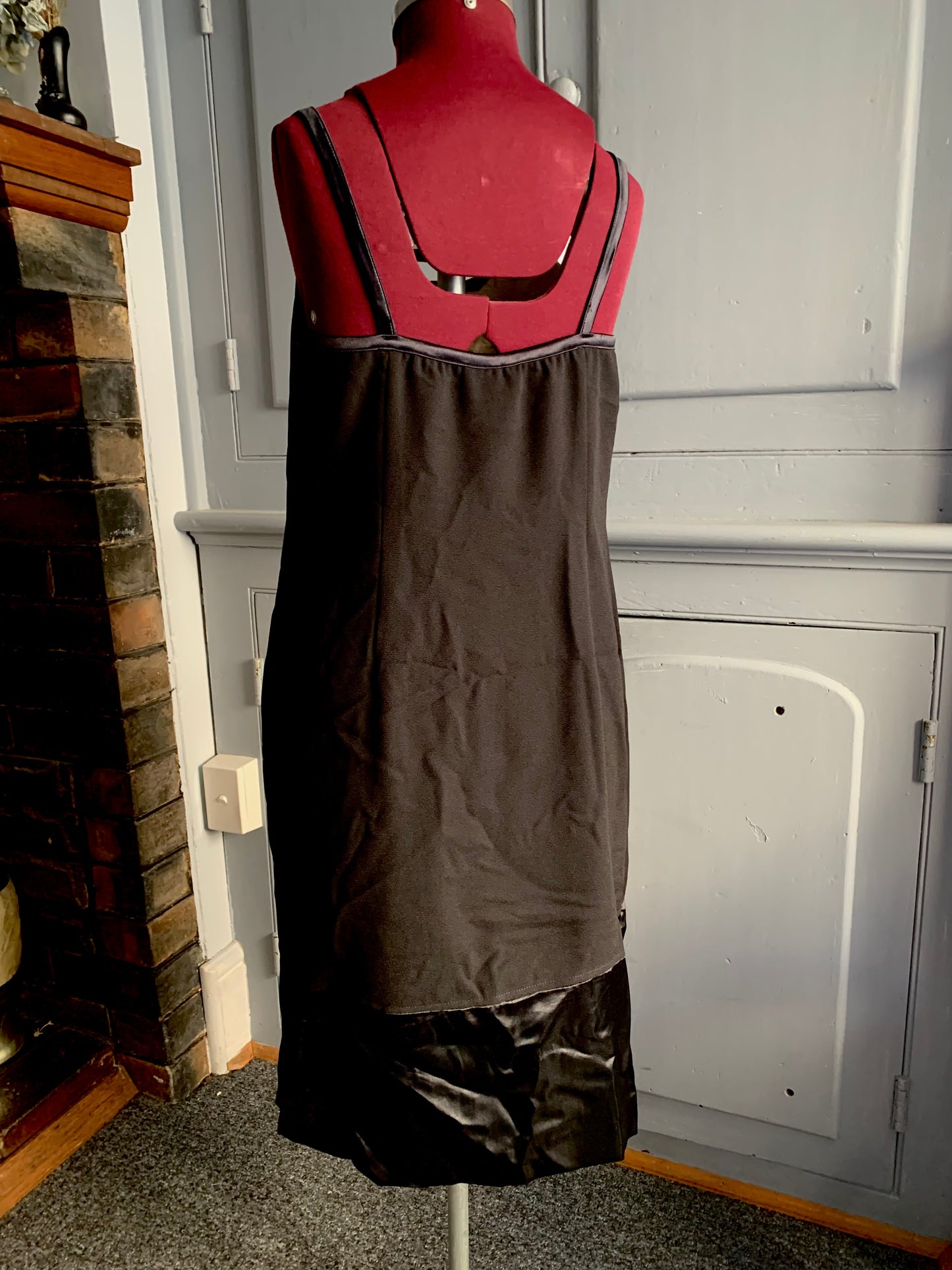 Vintage Cue Designs ‘little black dress’. Size 14
