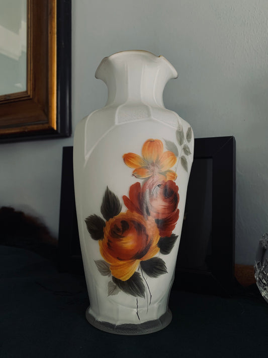 Rose Vase with frosted glass