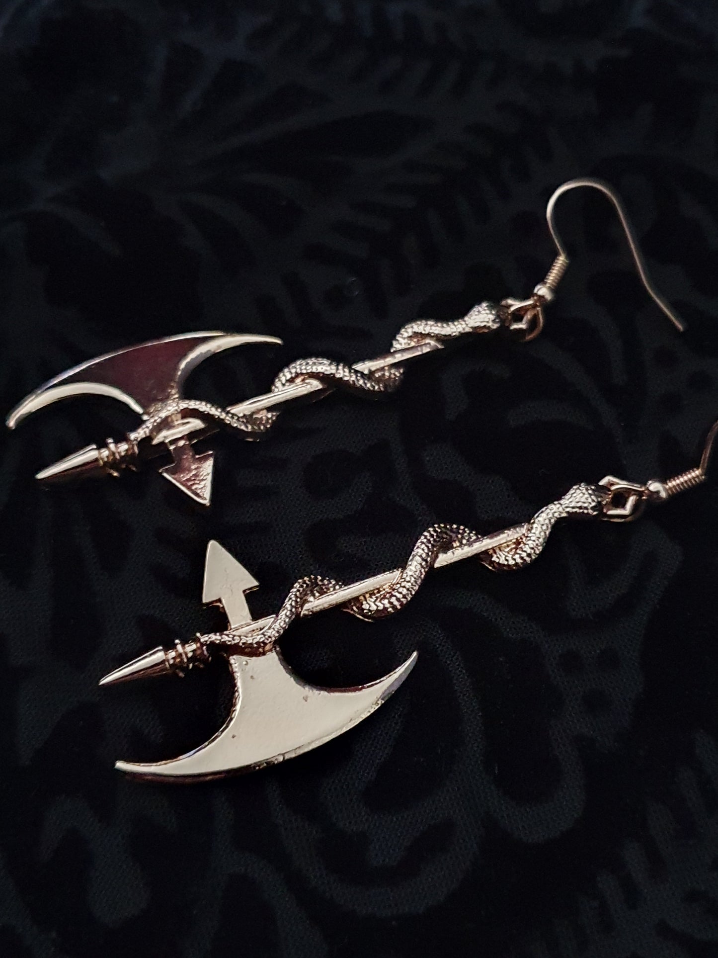 The Serpent's Halberd Earrings