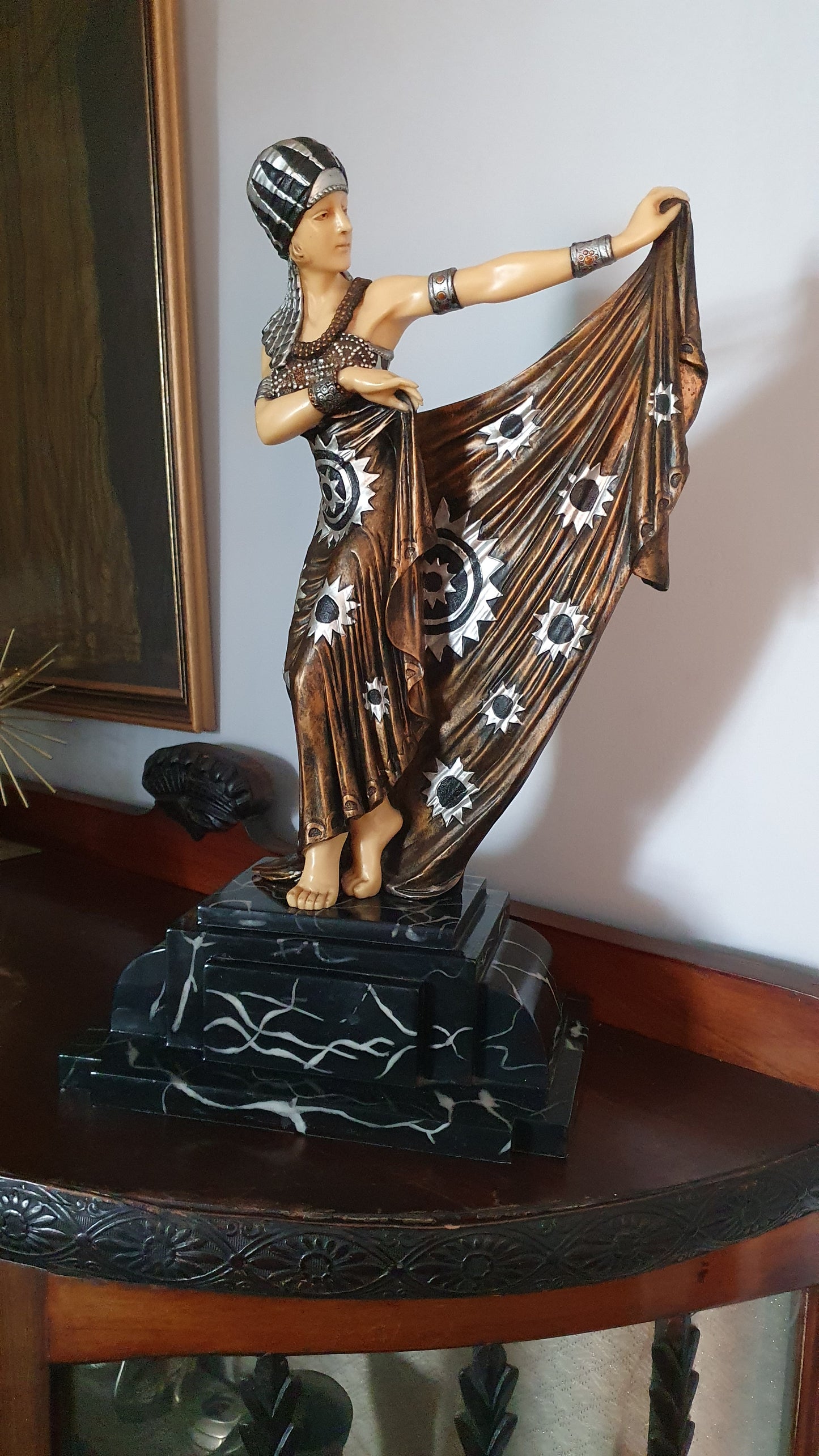 Veronese Art Deco Egyptian Dancer “Thaïs” Sculpture