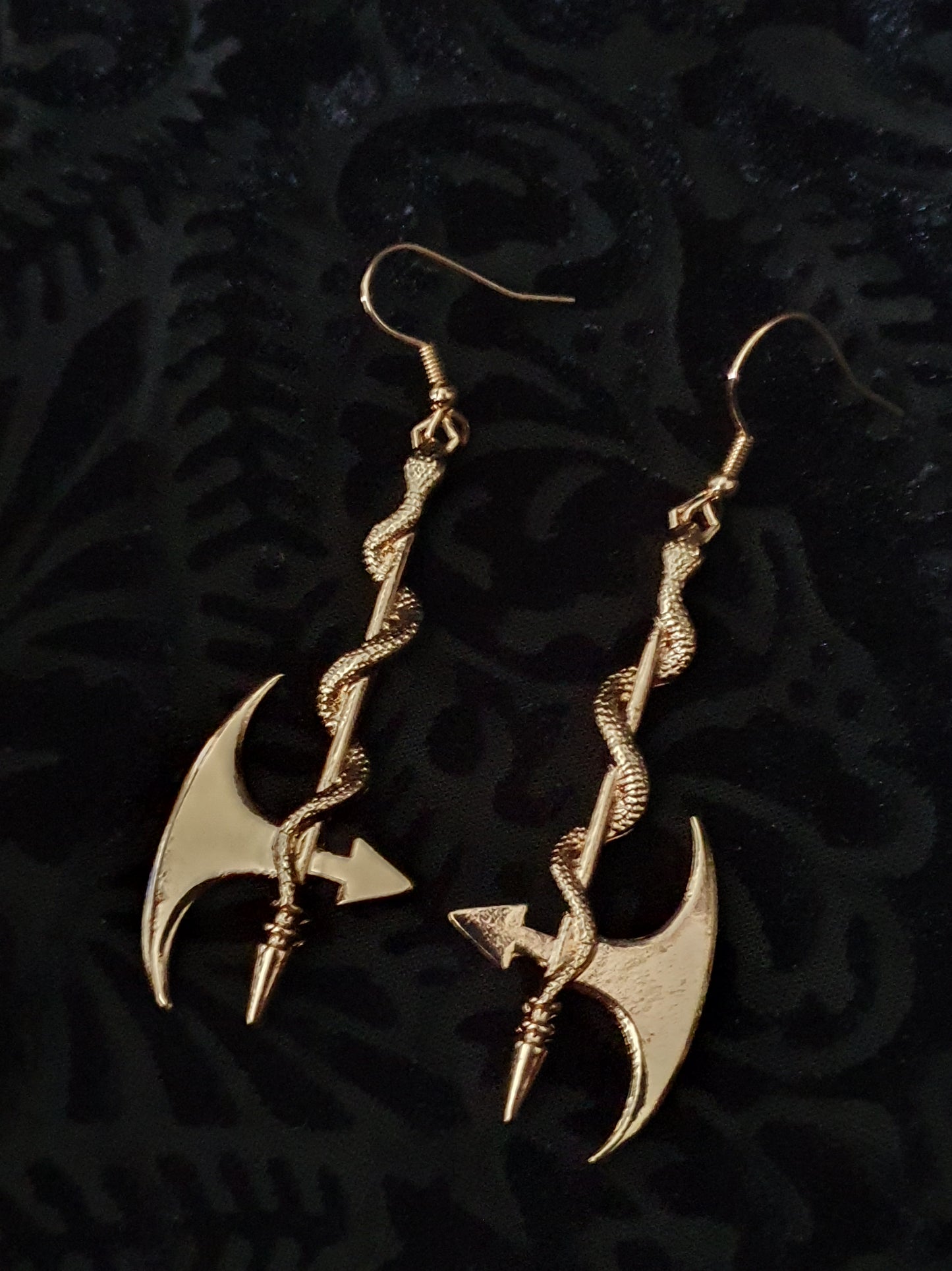 The Serpent's Halberd Earrings