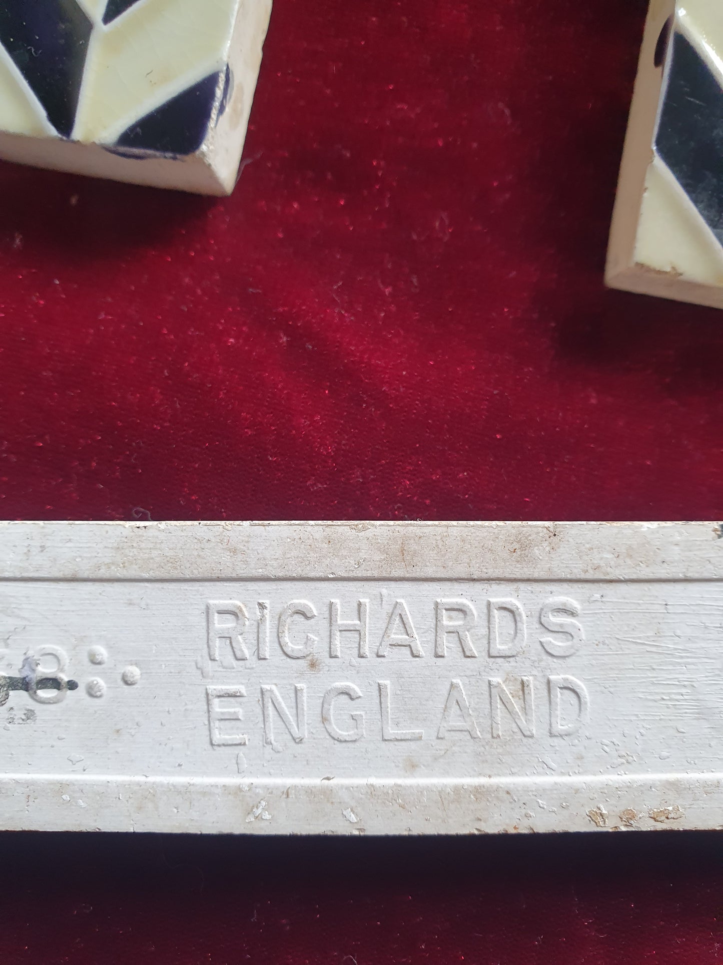 Antique Richards England Art Deco Border Tiles – Set of 7