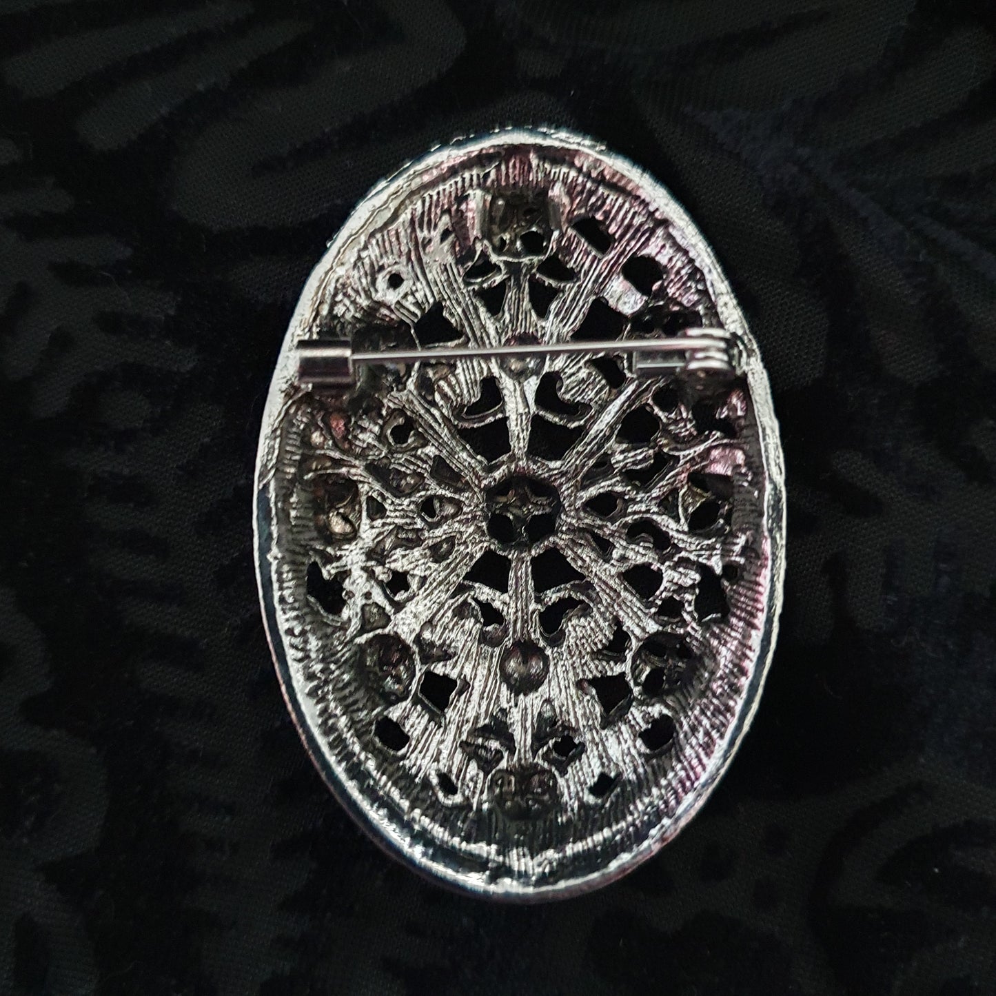 Silver Medieval Openwork Brooch