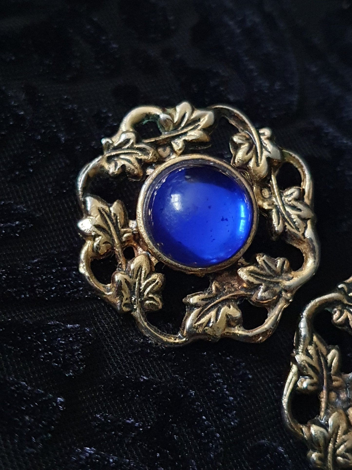 The Cobalt Court Earrings — Vintage Mid-Century Revival