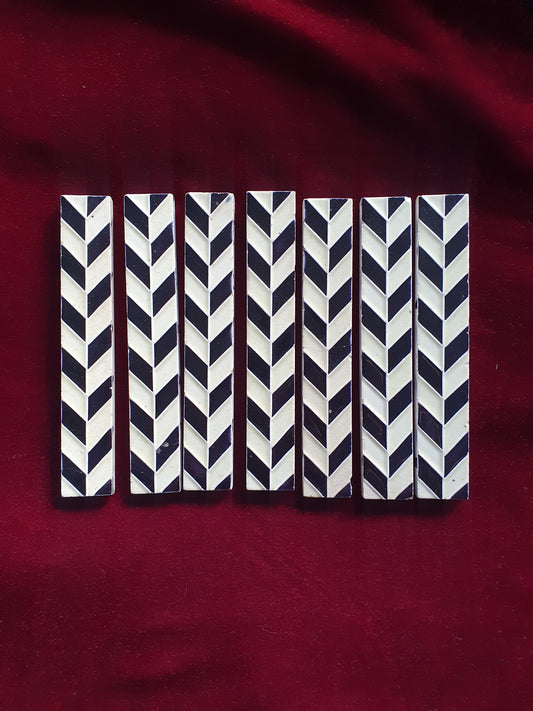 Antique Richards England Art Deco Border Tiles – Set of 7