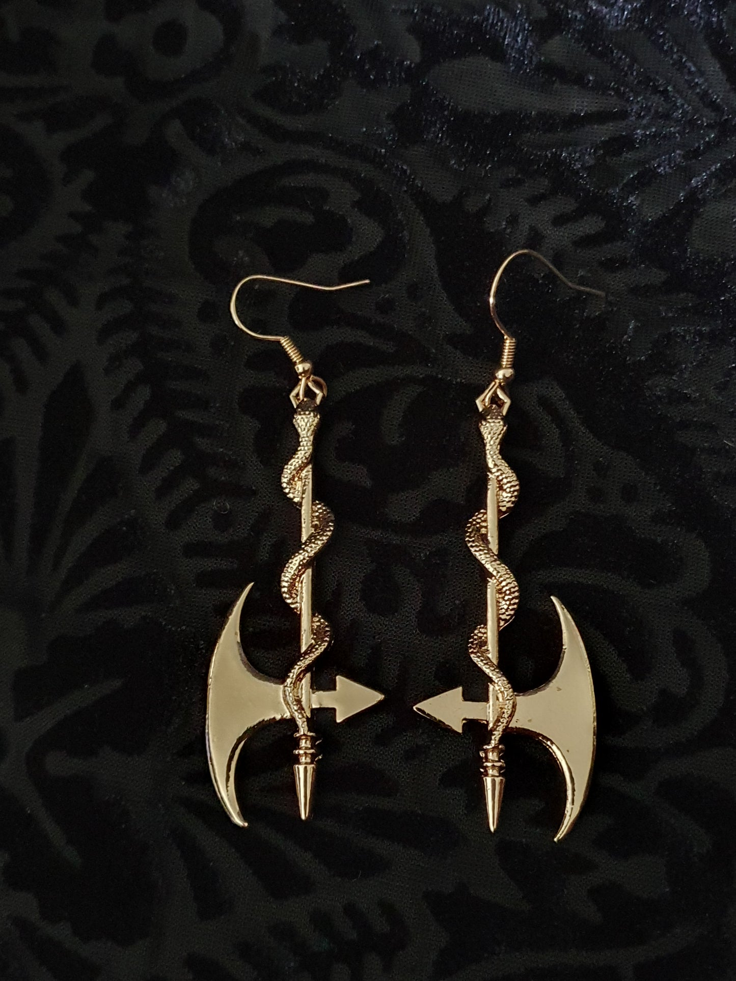 The Serpent's Halberd Earrings