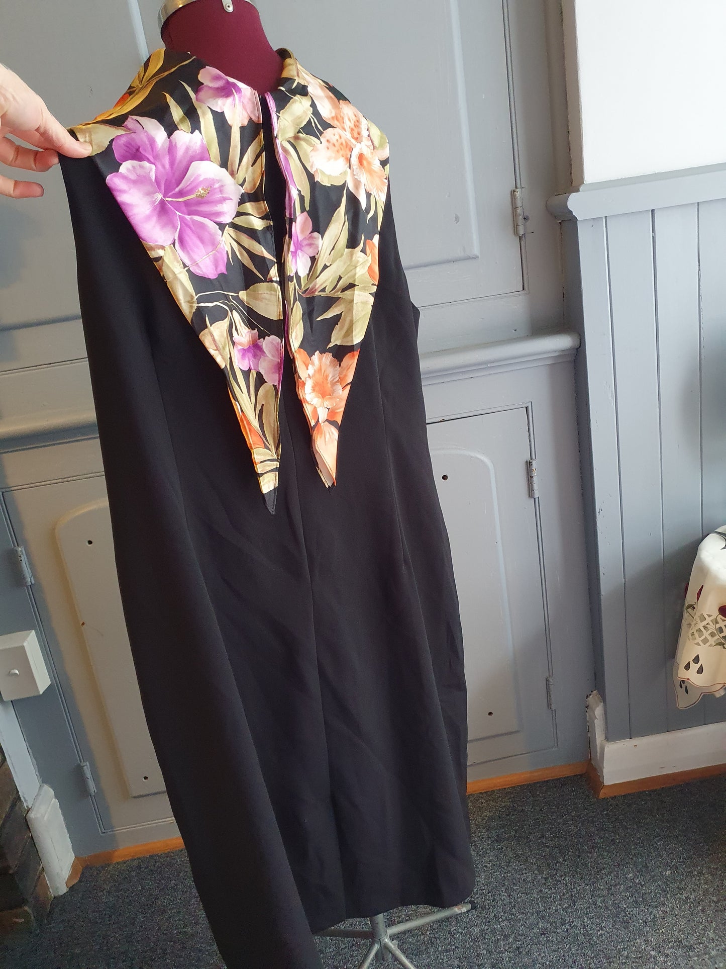 Midnight Velvet 90's vintage midi dress- Size 22.