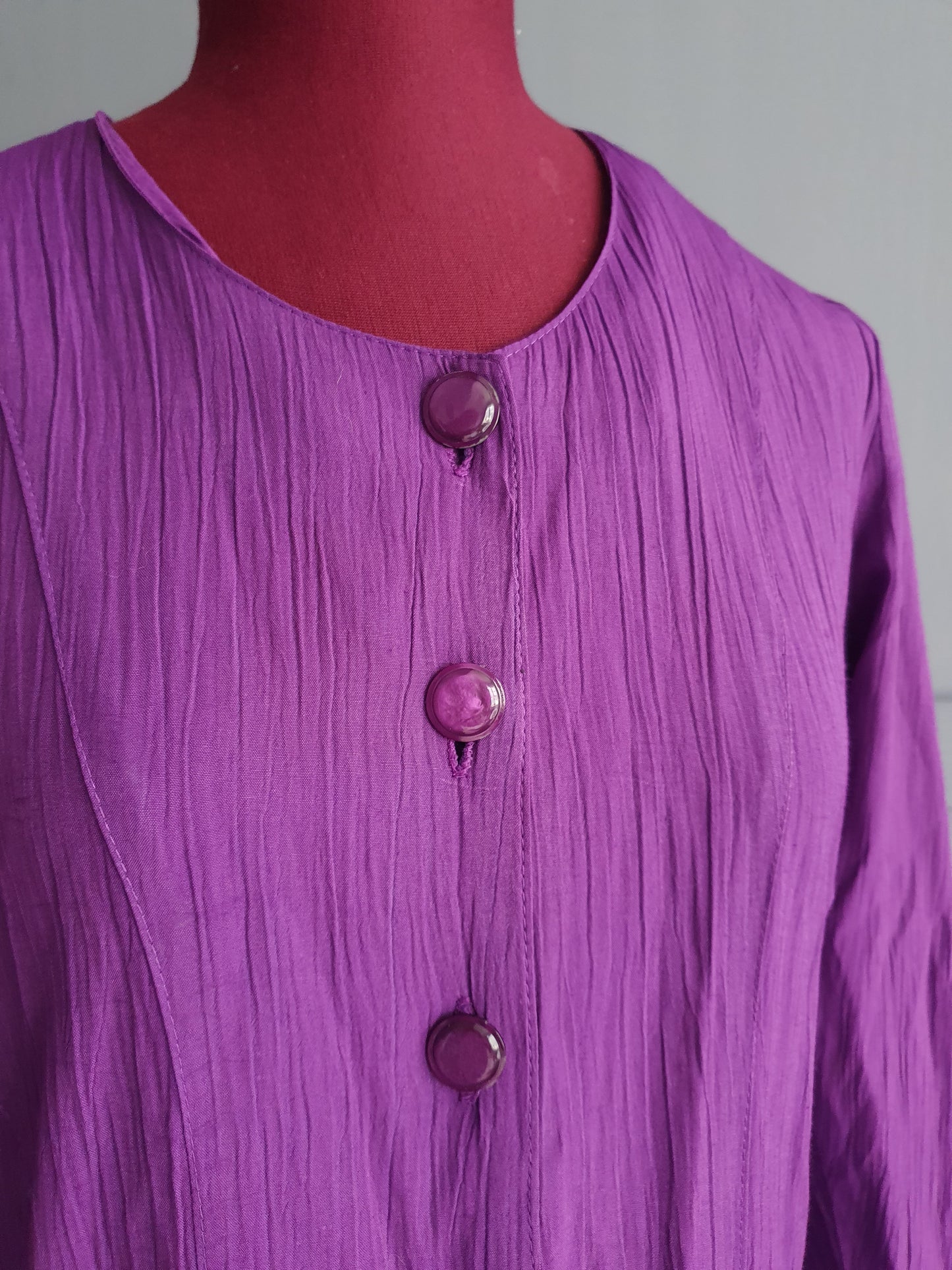 Vintage Preview Purple Mini Dress – AU 10