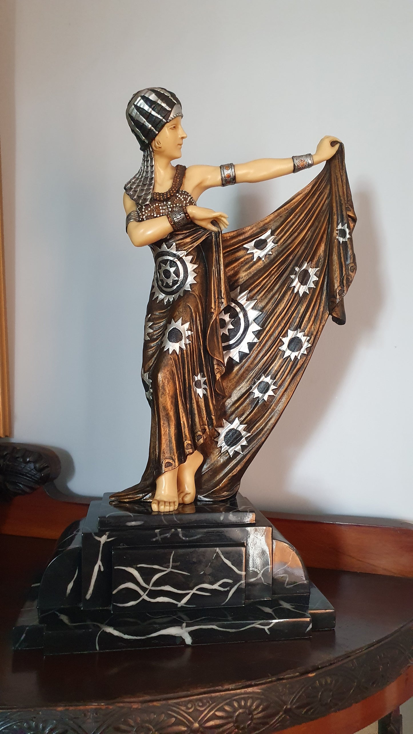 Veronese Art Deco Egyptian Dancer “Thaïs” Sculpture