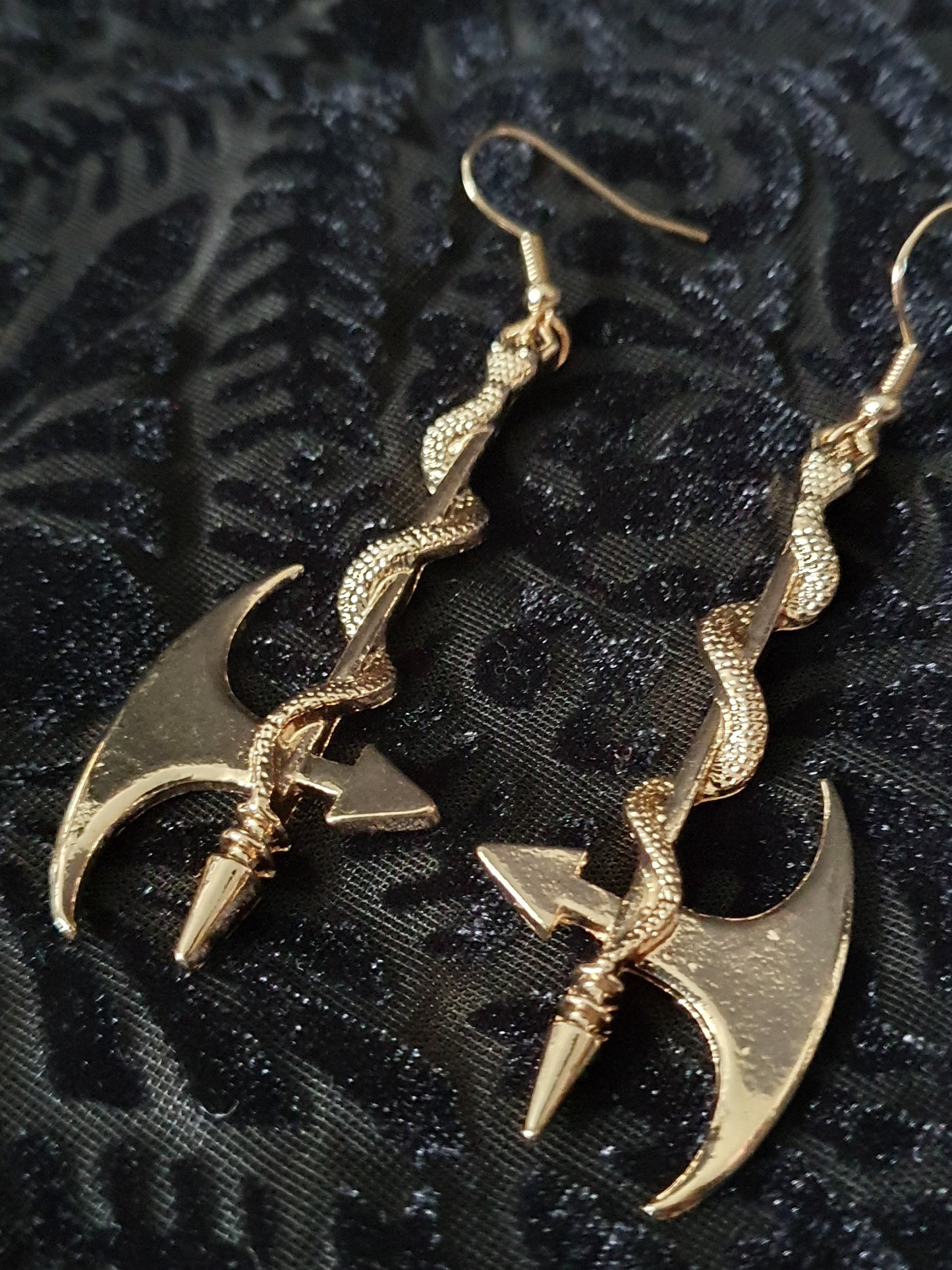 The Serpent's Halberd Earrings