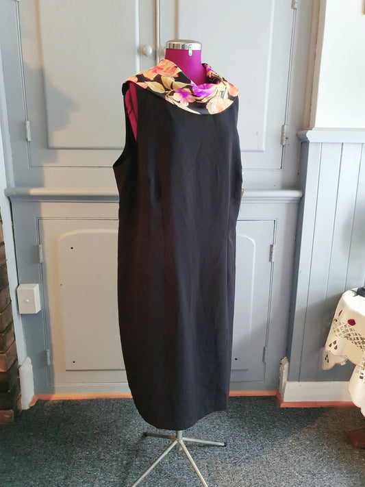 Midnight Velvet 90's vintage midi dress- Size 22.