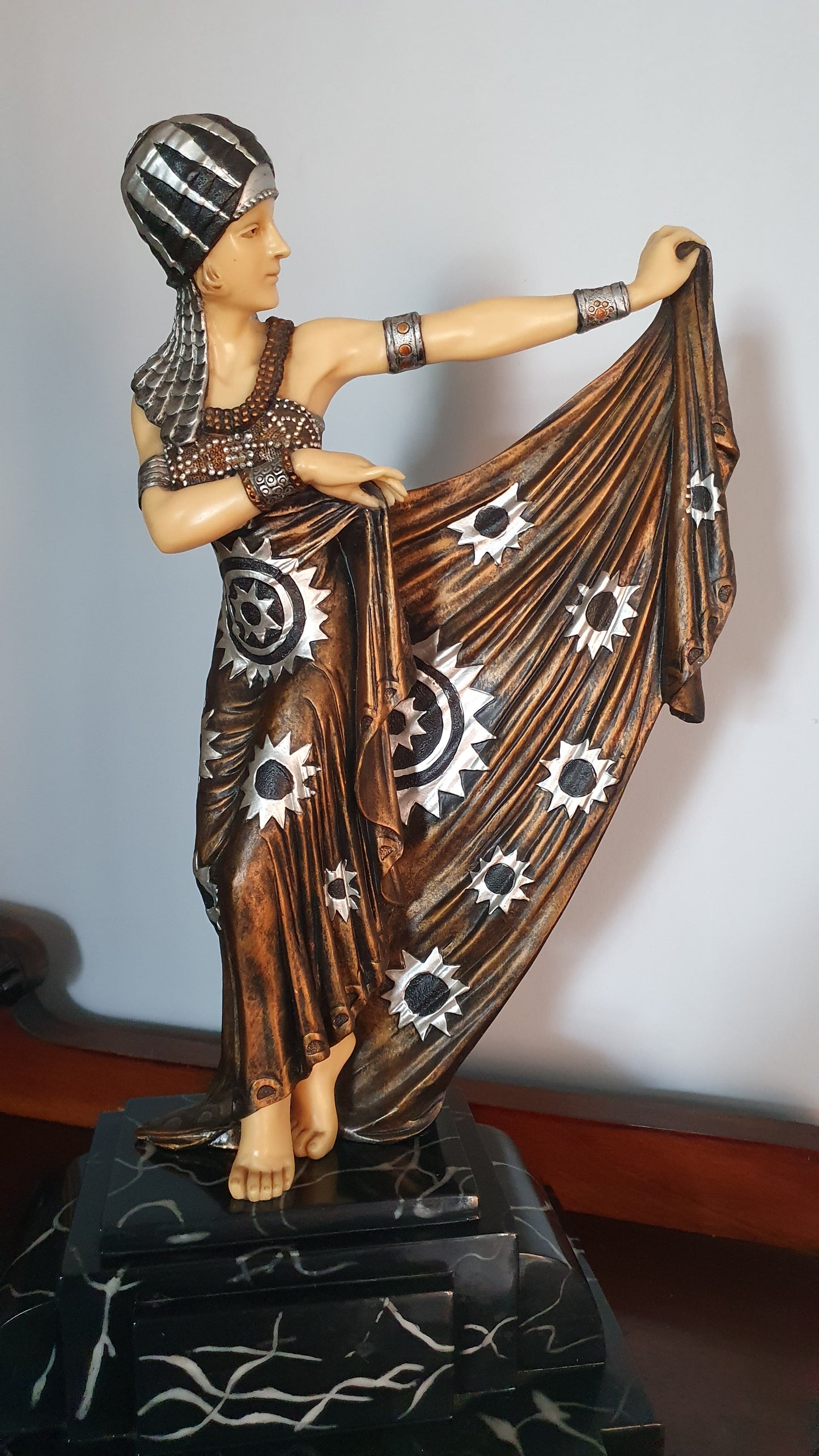 Veronese Art Deco Egyptian Dancer “Thaïs” Sculpture