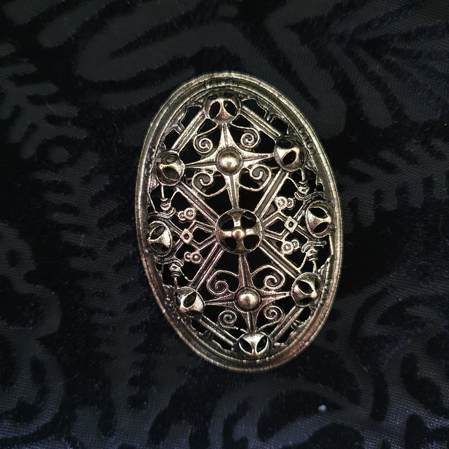 Brass Medieval Openwork Brooch