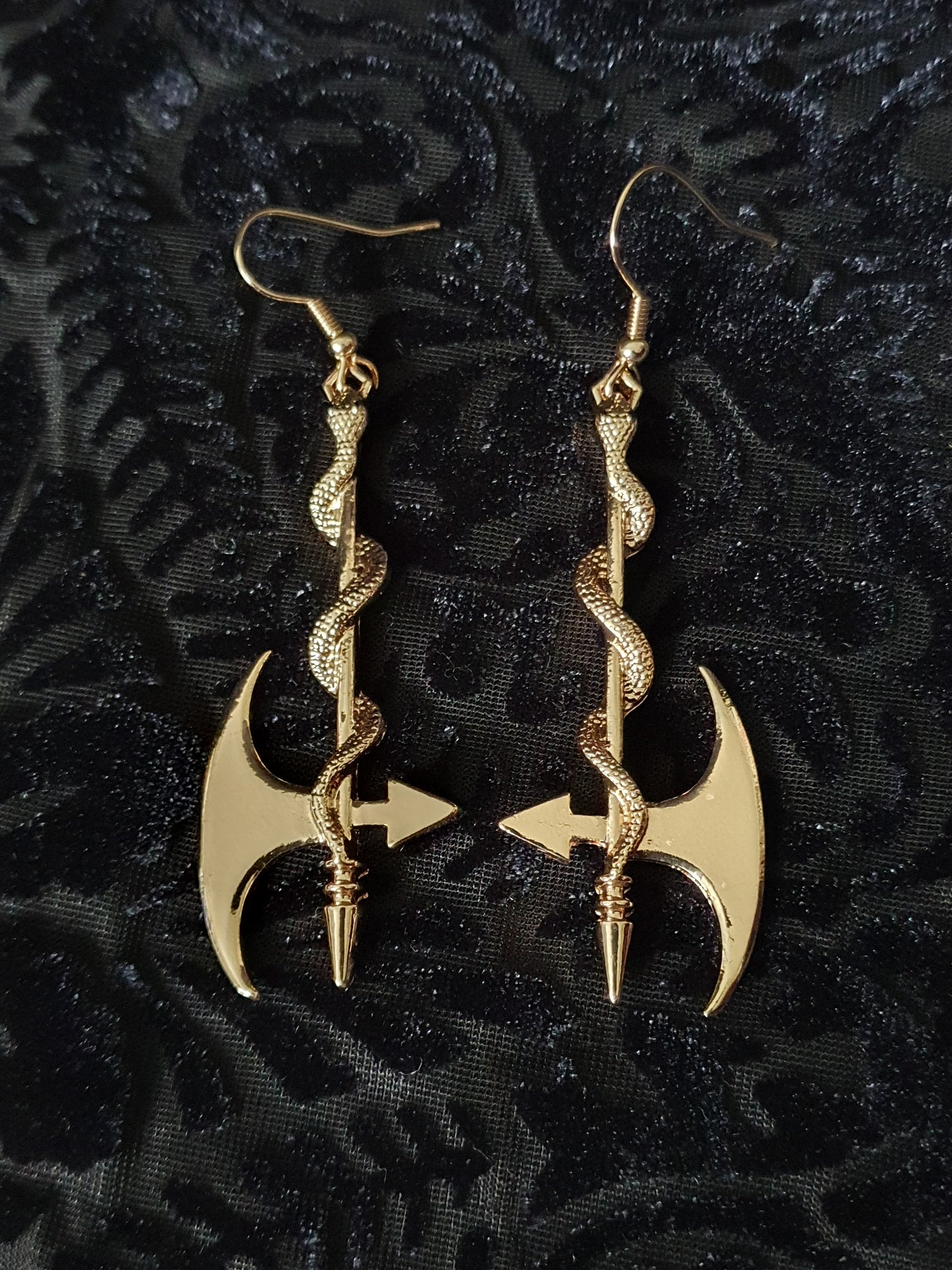 The Serpent's Halberd Earrings