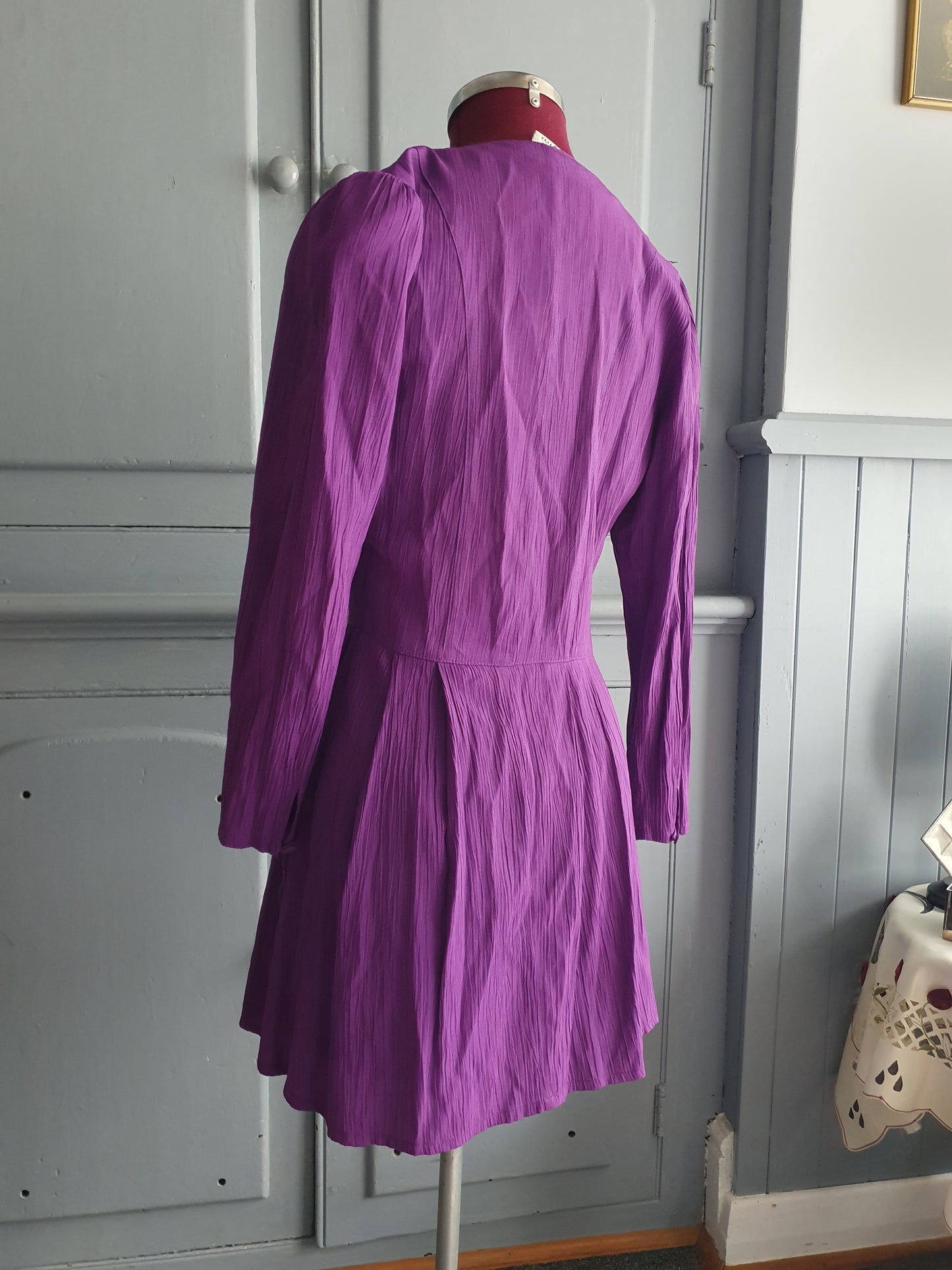Vintage Preview Purple Mini Dress – AU 10