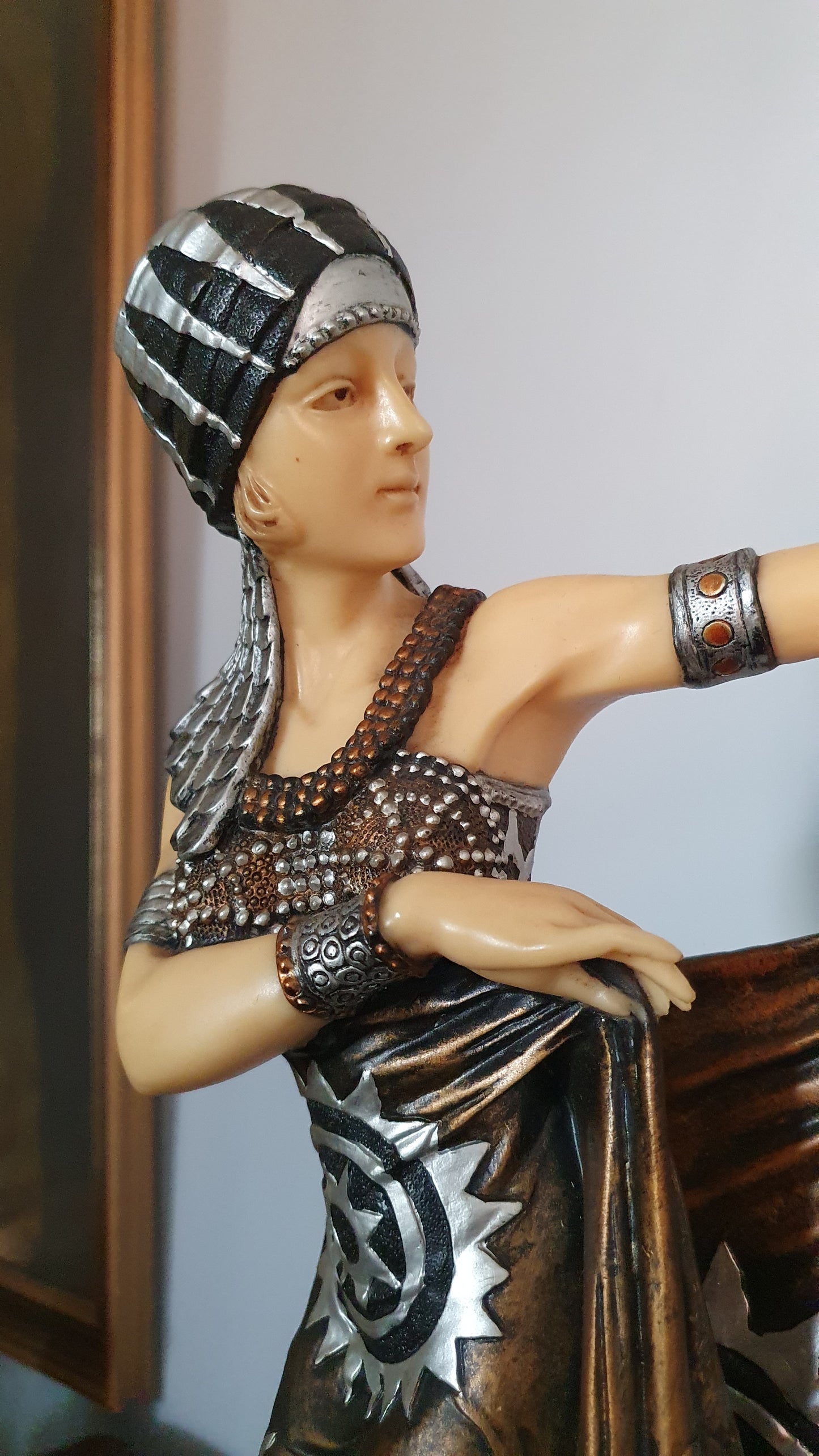 Veronese Art Deco Egyptian Dancer “Thaïs” Sculpture
